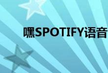 嘿SPOTIFY语音命令现在可以使用了