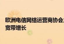 欧洲电信网络运营商协会之类的支持评论的人推动了欧洲的宽带增长