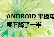 ANDROID 平板电脑市场在 2022 年第二季度下降了一半