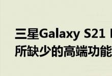 三星Galaxy S21 FE具有Galaxy S21 Ultra所缺少的高端功能